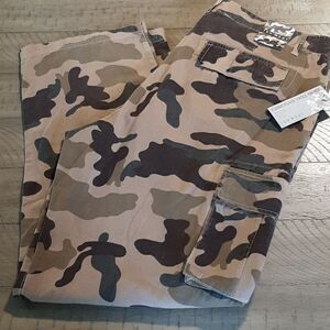 Ten West Tan Camo Cargo Pants NWT